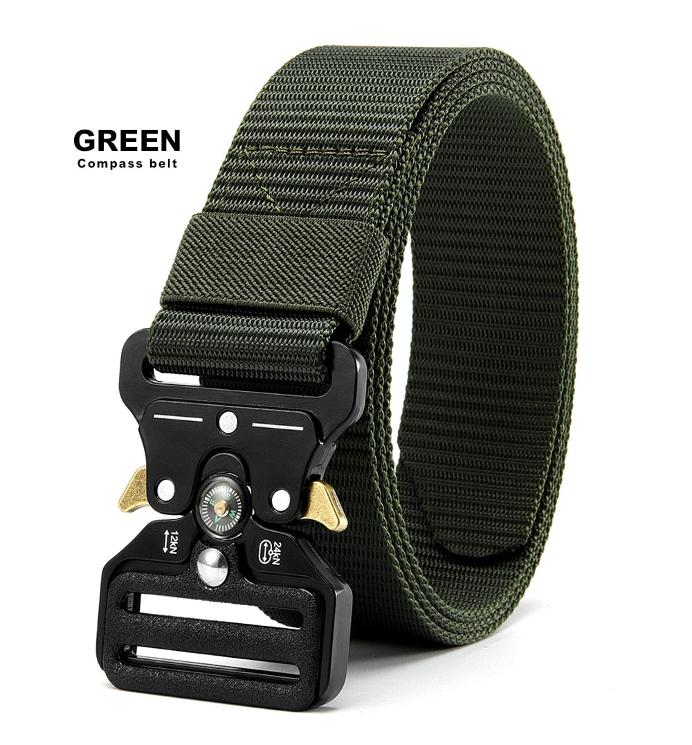 Multi Function Canvas Compass Tactical Belt.