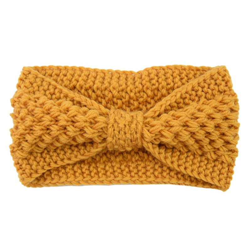 Women's Elastic Knitted Wool Headband.