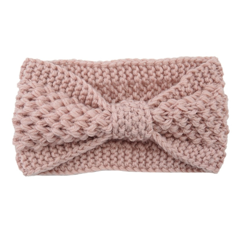 Women's Elastic Knitted Wool Headband.