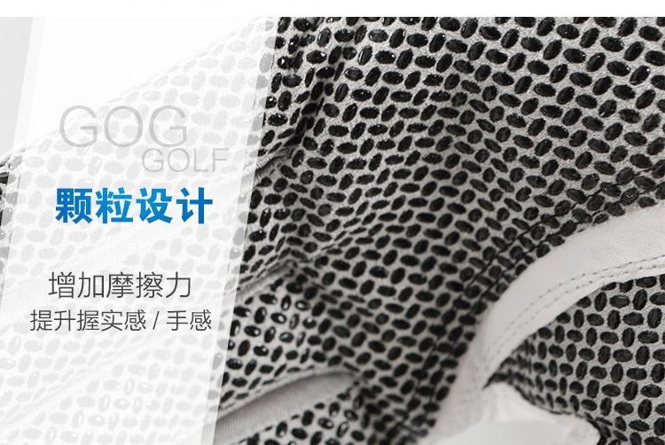 1 Pcs Genuine Leather Anti-Slip Granule Golf Gloves For Left/Right Hand.