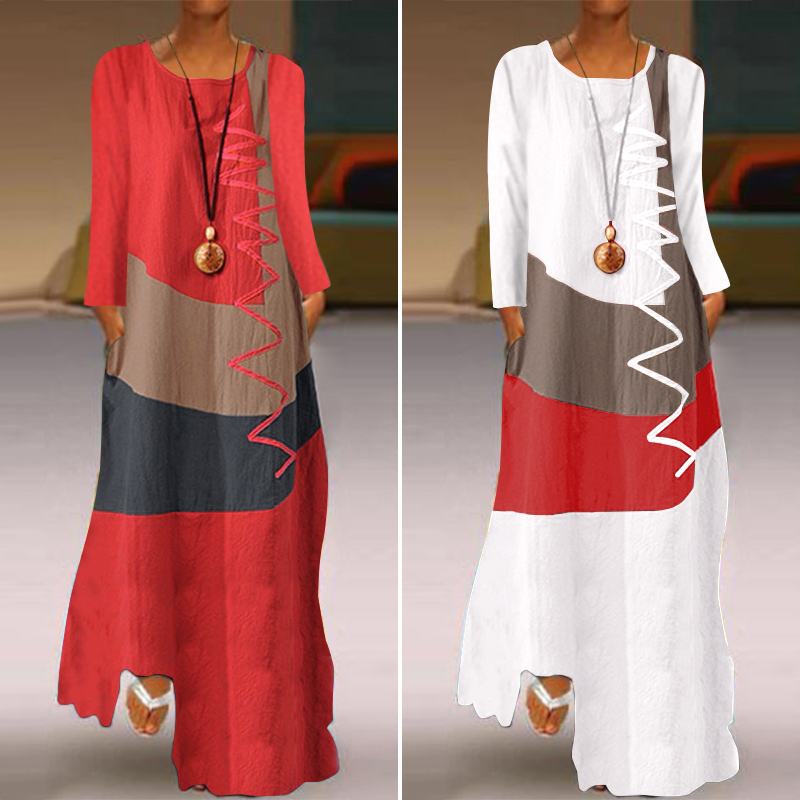 Zanzea Casual Spring/Summer Maxi Dress.