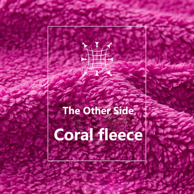 Women's Warm Reversible Polar Coats.