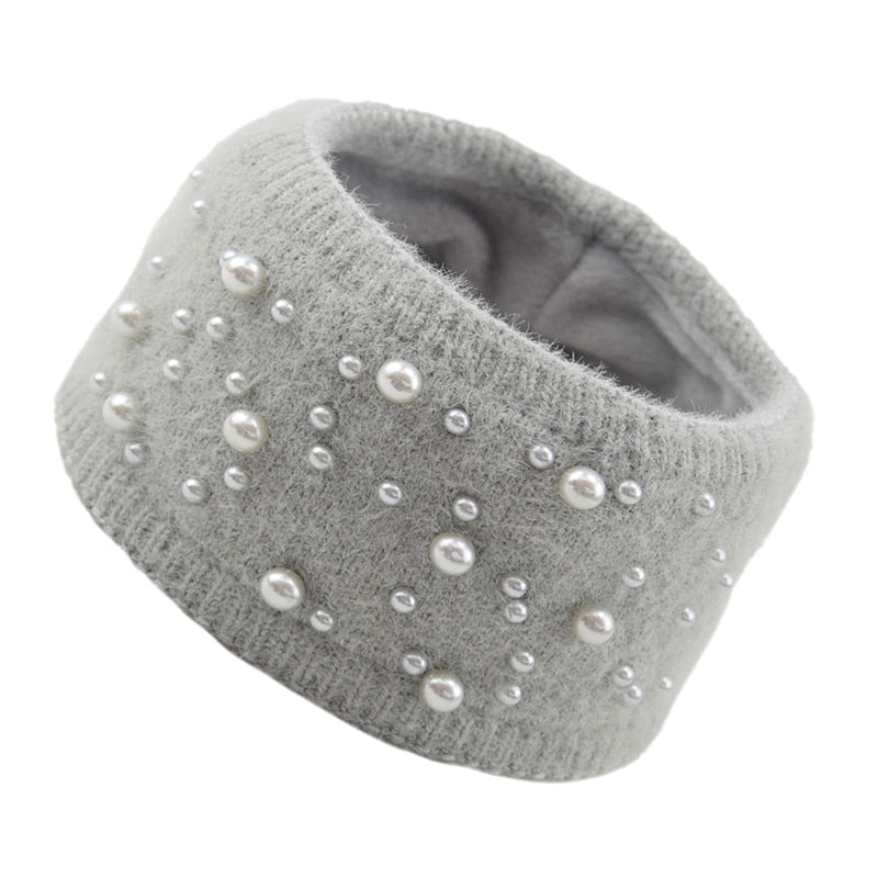 Women's Elastic Knitted Wool Headband.