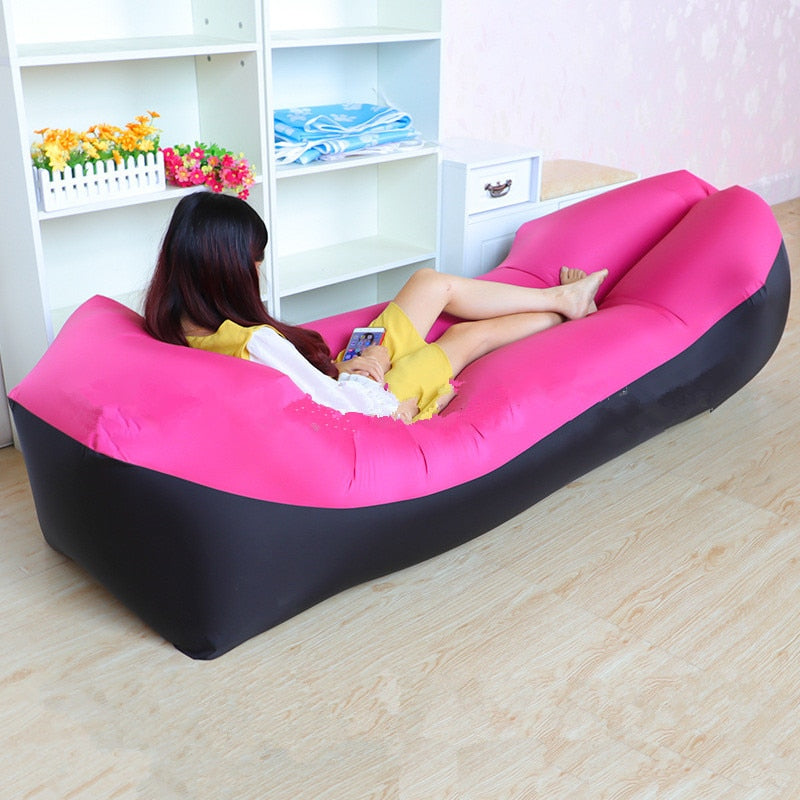 Inflatable/Waterproof Beach Lounge OR Air Bed with Carrying Bag.