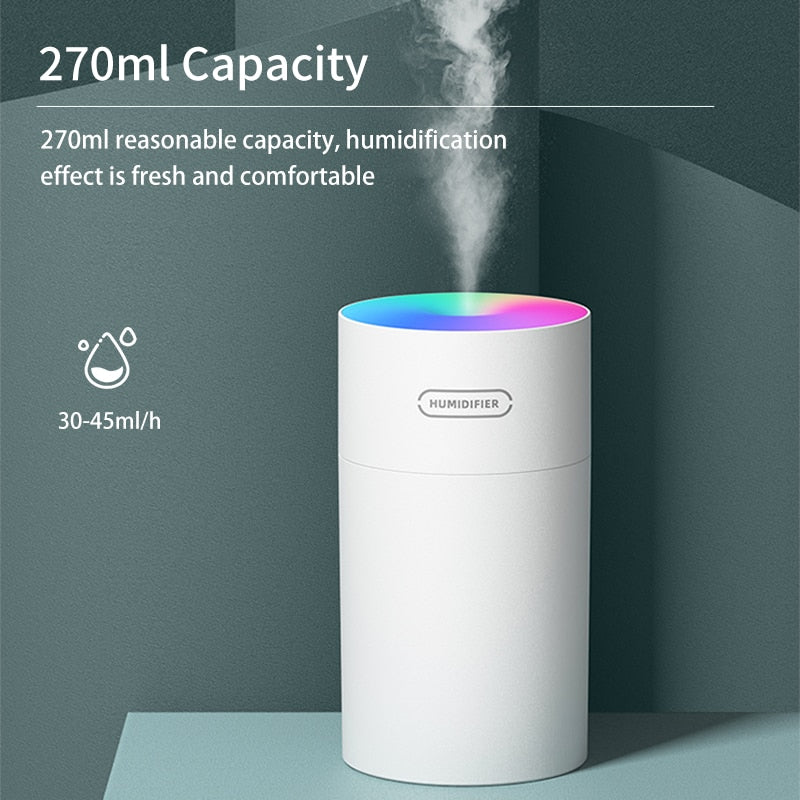 HiPiCok  USB Ultrasonic Air Humidifier Or Aromatherapy Oil Diffuser.