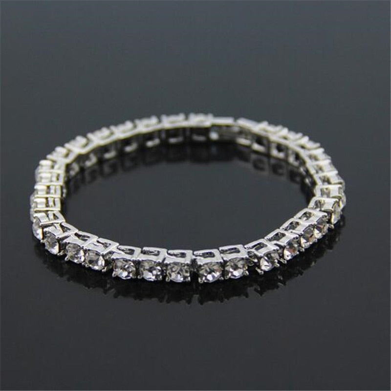 Hip Hop Cubic Zirconia chain Bracelet.