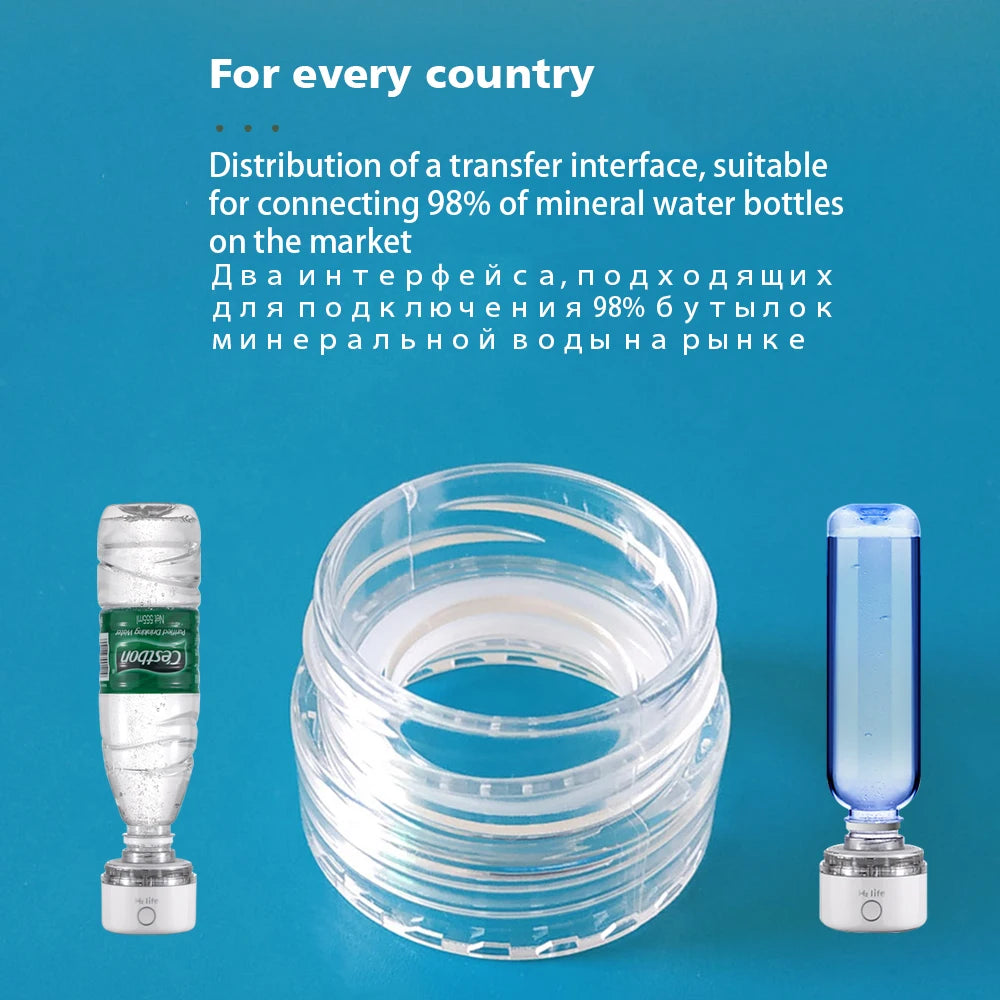 ALTHY H2Life Performance Molecular Hydrogen Water Generator Bottle DuPont SPE+PEM Dual Chamber lonizer + H2 Inhalation Device