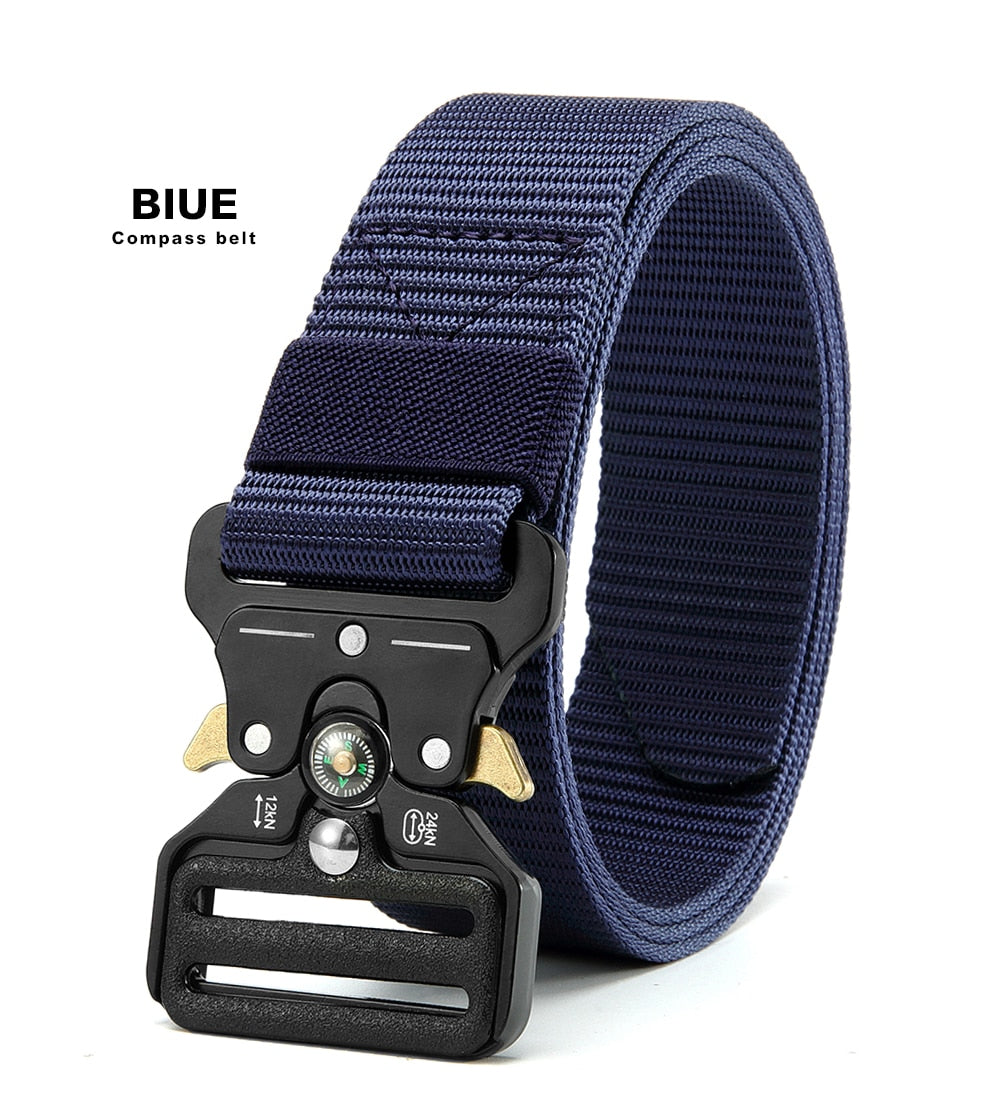 Multi Function Canvas Compass Tactical Belt.