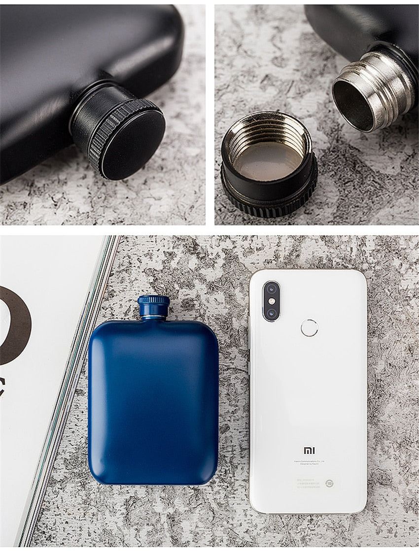 Stainless Steel 6oz Hip Flask.