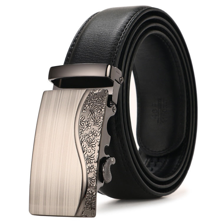 Men's Business Or Casual Automatic Buckle Belt.