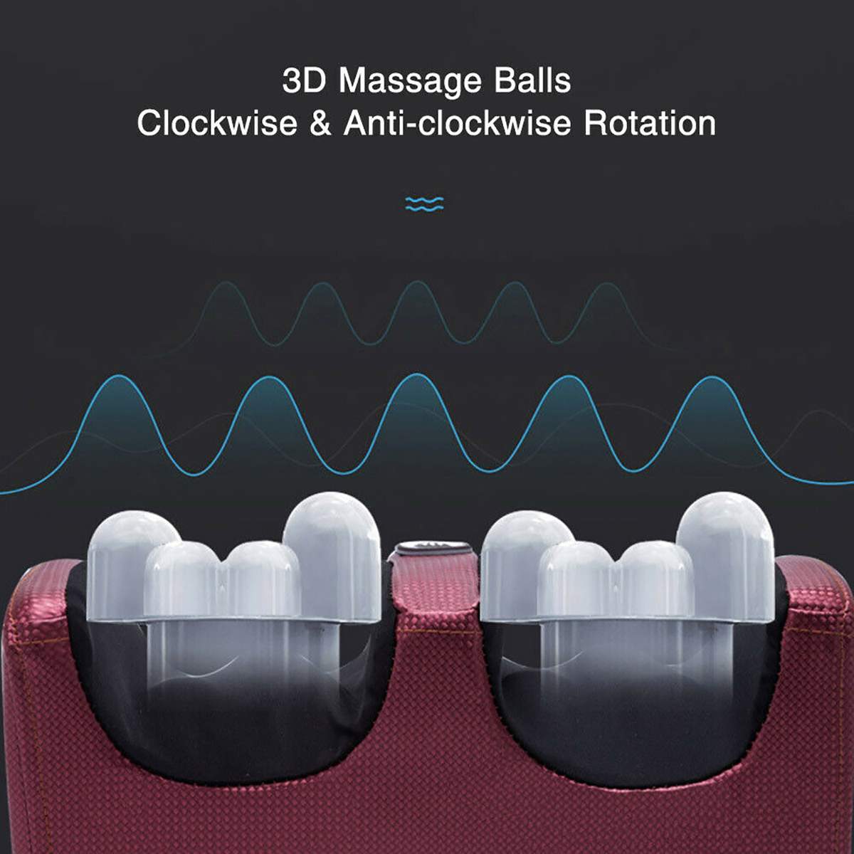 Electric Shiatsu heating foot Massage. Massage Roller for Relief of leg fatigue for women and men.