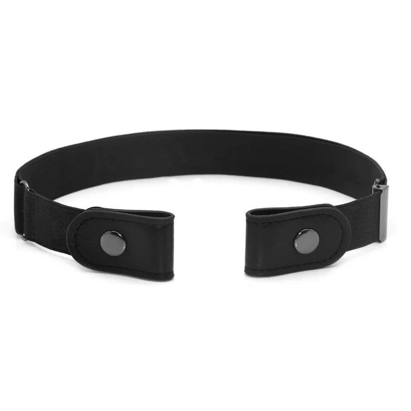 Unisex Buckle-Free Elastic Belt for Jeans Or Dress Pants.