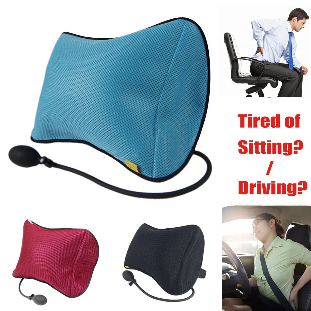 Inflatable Lumbar Support Pillows - Orthopedic Design for Back Pain Relief