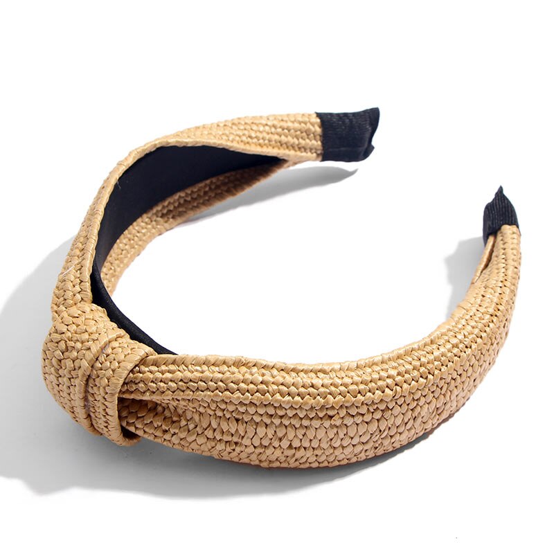 Flatfoosie Handmade Straw Weaving Hair Band.