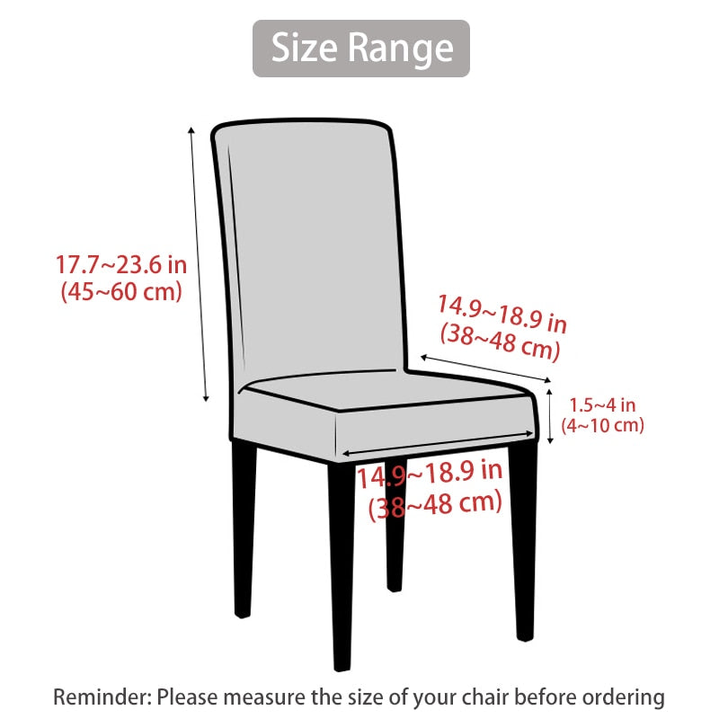 Waterproof And Non Waterproof Elastic Dining Chair Covers.
