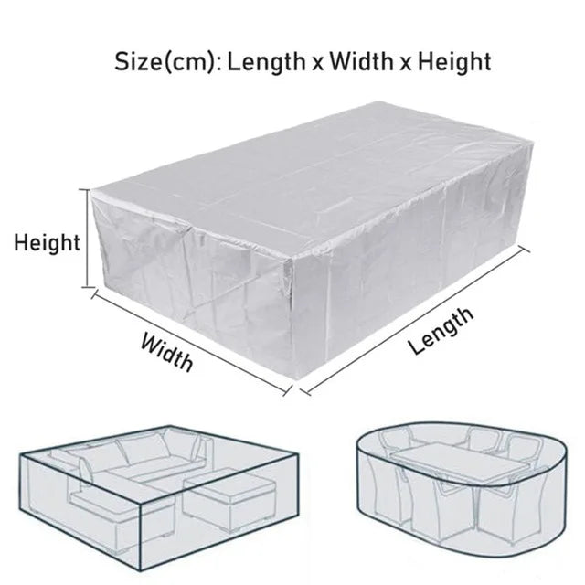 90 Sizes Waterproof Outdoor Patio Furniture Covers