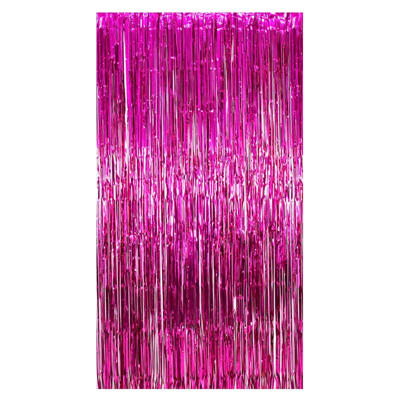 2Pack Party Metallic Foil Backdrop Curtain Decoration.  Great For Weddings, Birthdays or Showers.