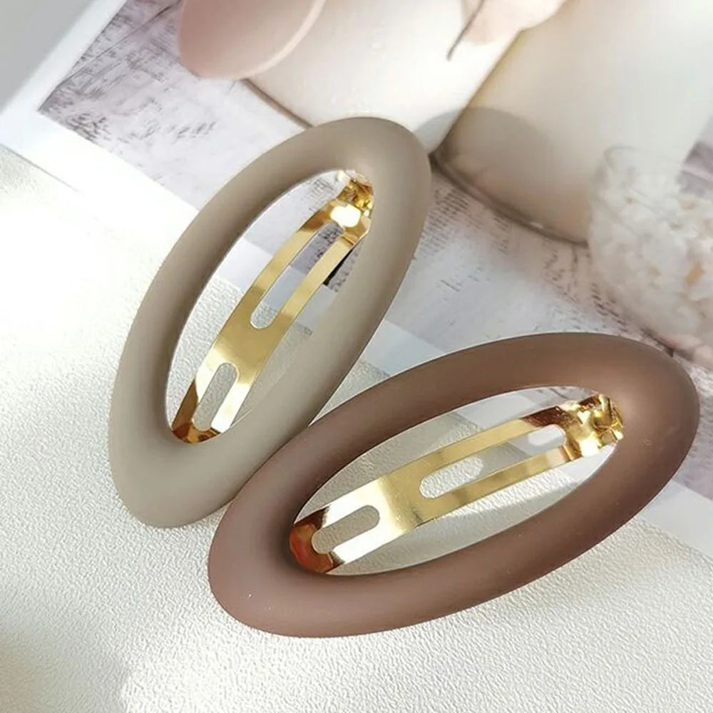 Women's Matte Snap Hair Clips