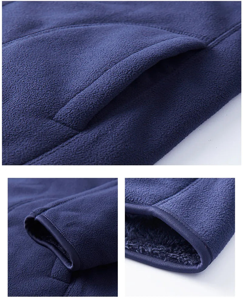 Women's Warm Reversible Polar Coats.