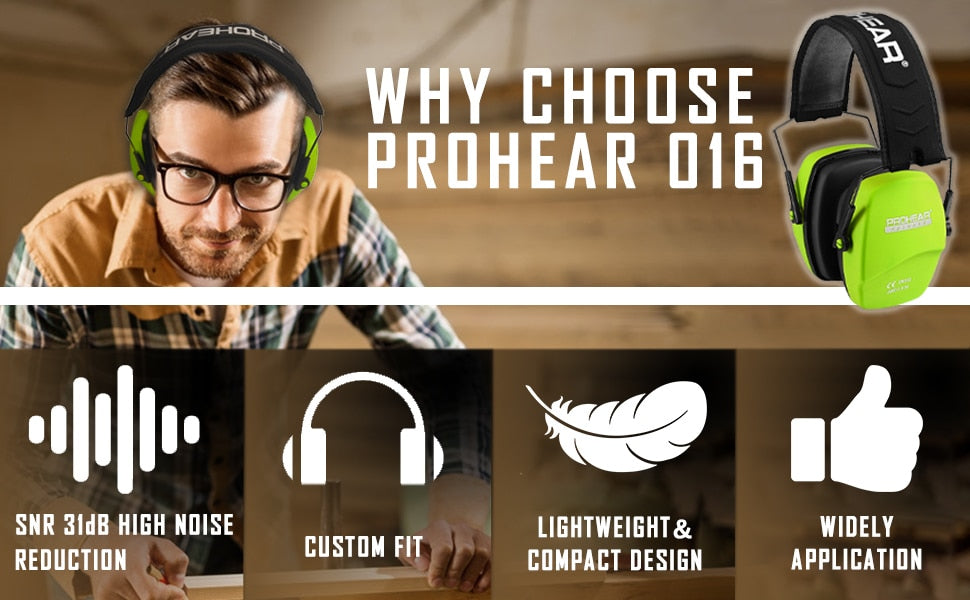 ZOHAN Safety Ear Protection. Hearing protector for hunting and using power tools.