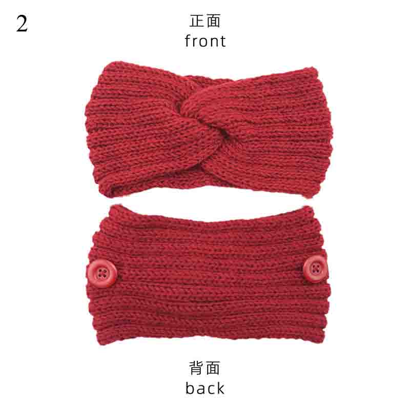 Women's Elastic Knitted Wool Headband.