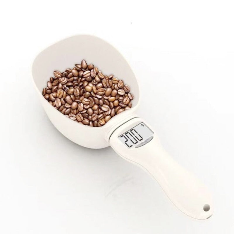Digital Weighing Scale Measuring Spoon. Great in the Kitchen and for Measuring Pet Food. Battery not Included.
