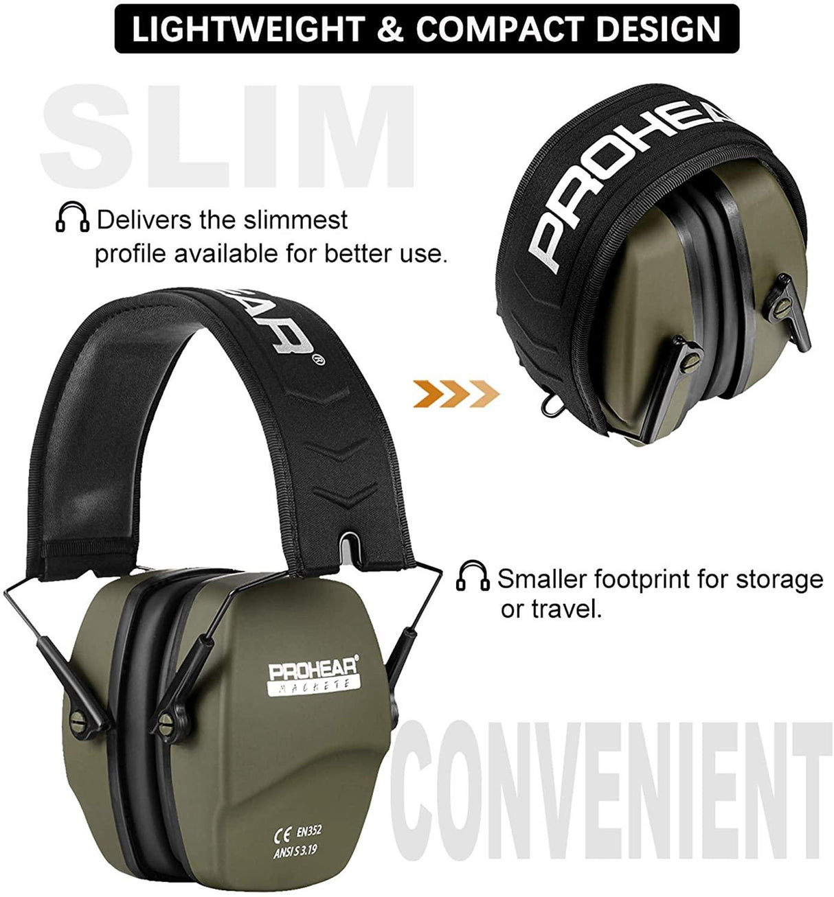 ZOHAN Safety Ear Protection. Hearing protector for hunting and using power tools.