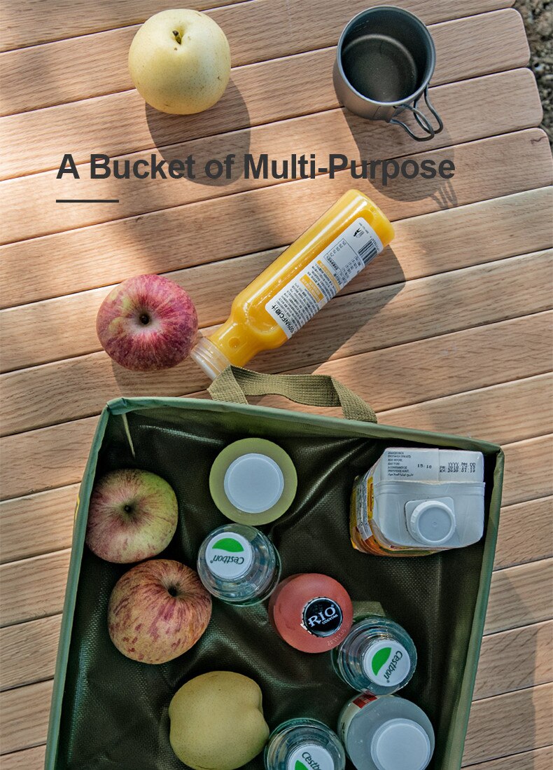 Naturehike Outdoor collapsible square Storage bucket.