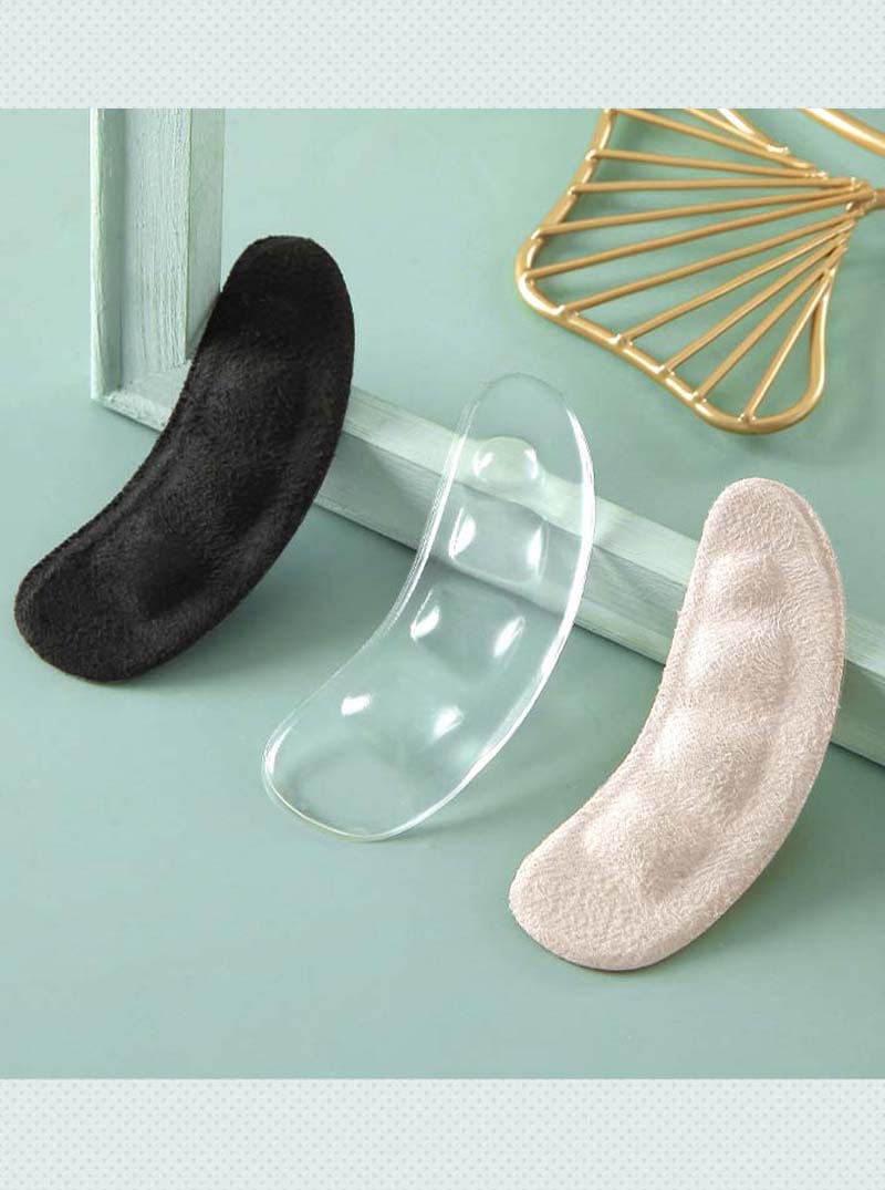 Silicone Non-slip Self-adhesive Gel Insert Pads for Women's Shoes.