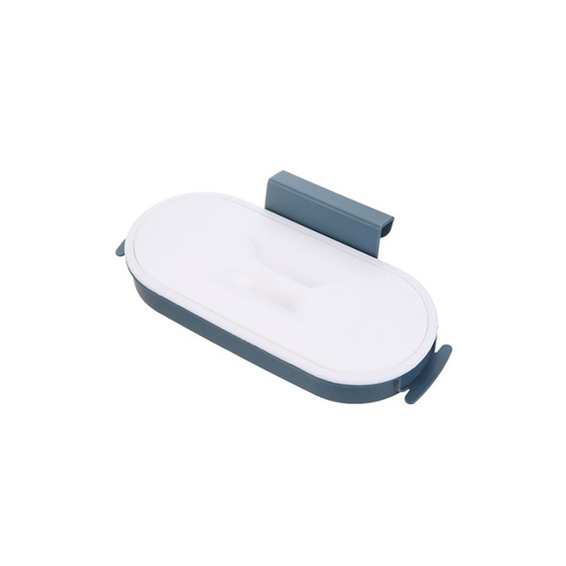 Kitchen Garbage Bag Rack that hangs on the front or back of the cupboard door. Great for quick access