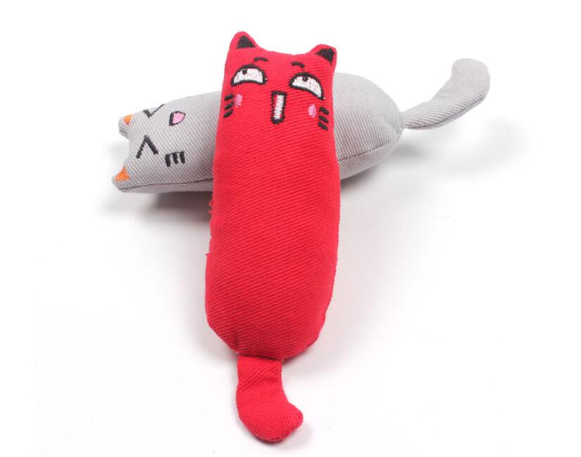 Cotton filled/Catnip Cat Plush Toys.