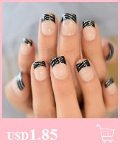 Acrylic Press On Nails. Various types such as French, Ombre, Nail Art, Glitter. Long or Short.