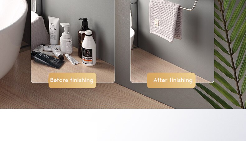 Bathroom/Kitchen Wall Mounted Shelf With Or Without Towel Bar.