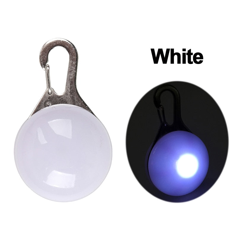 LED Night Safety Glowing Pendant That Clips on to Your Dogs Collar OR Can Clip on to Personal Key Chains.