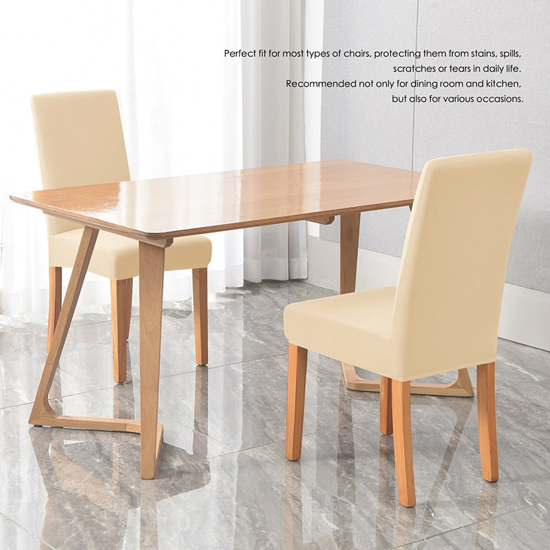 Waterproof And Non Waterproof Elastic Dining Chair Covers.