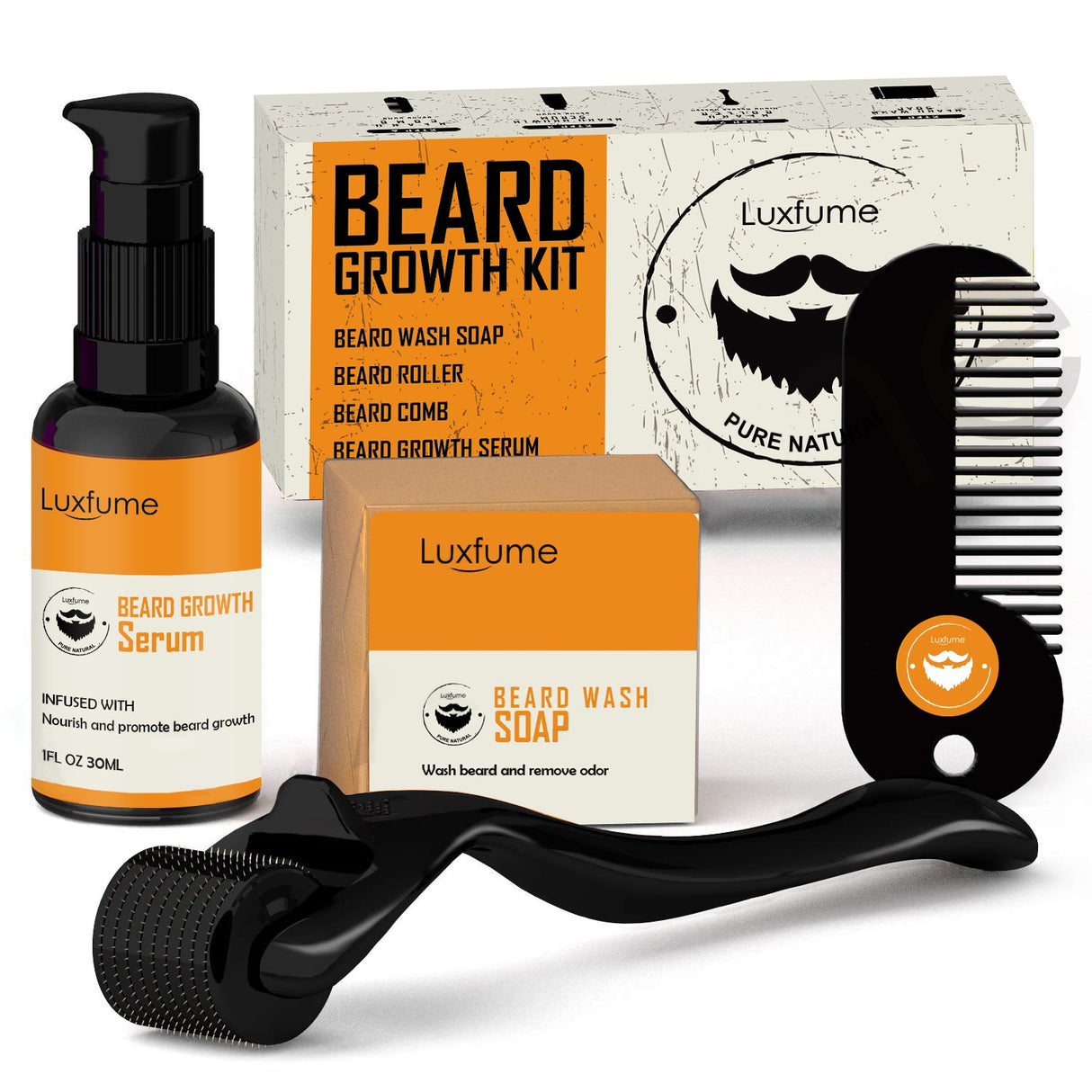 Beard maintenance kits. Variety to pick from.