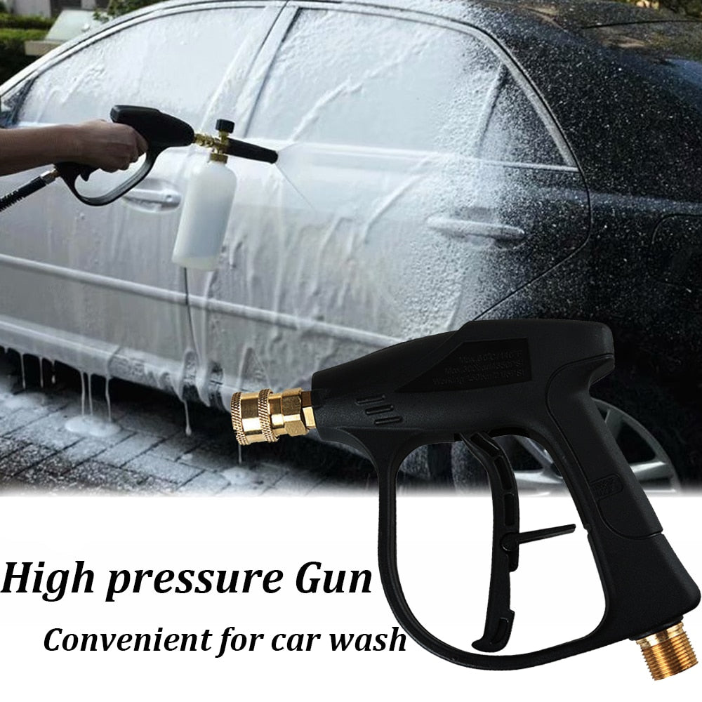 1L Adjustable Car Washer Gun And Soap Container.  1/4" Quick Release with 5 Nozzles.