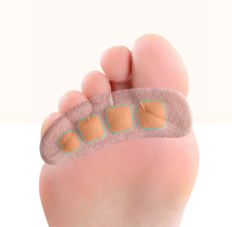 Silicone Non-slip Self-adhesive Gel Insert Pads for Women's Shoes.