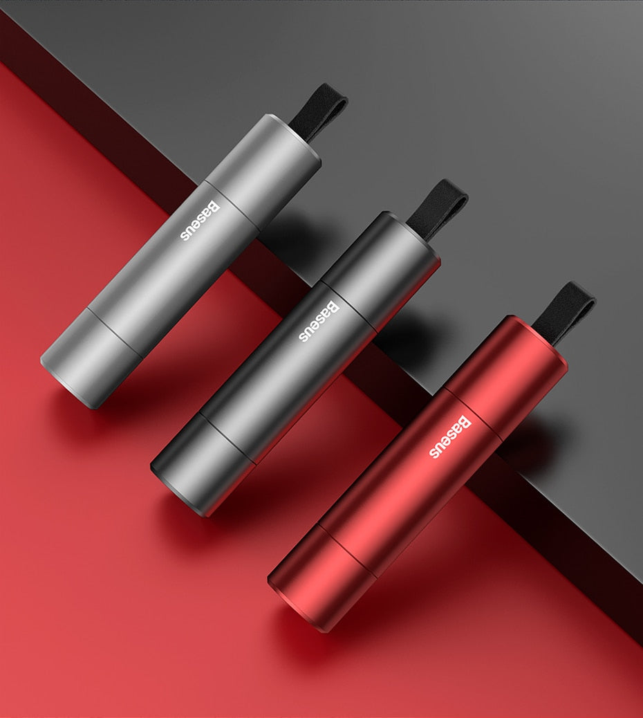 Baseus Car Emergency all in one window breaker, seat belt cutter.