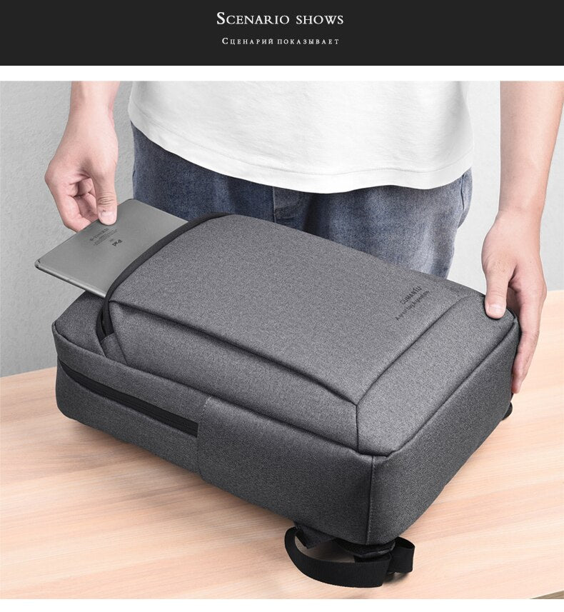 Unisex Oxford USB charging, anti theft laptop backpack. Can be used for school and travel.