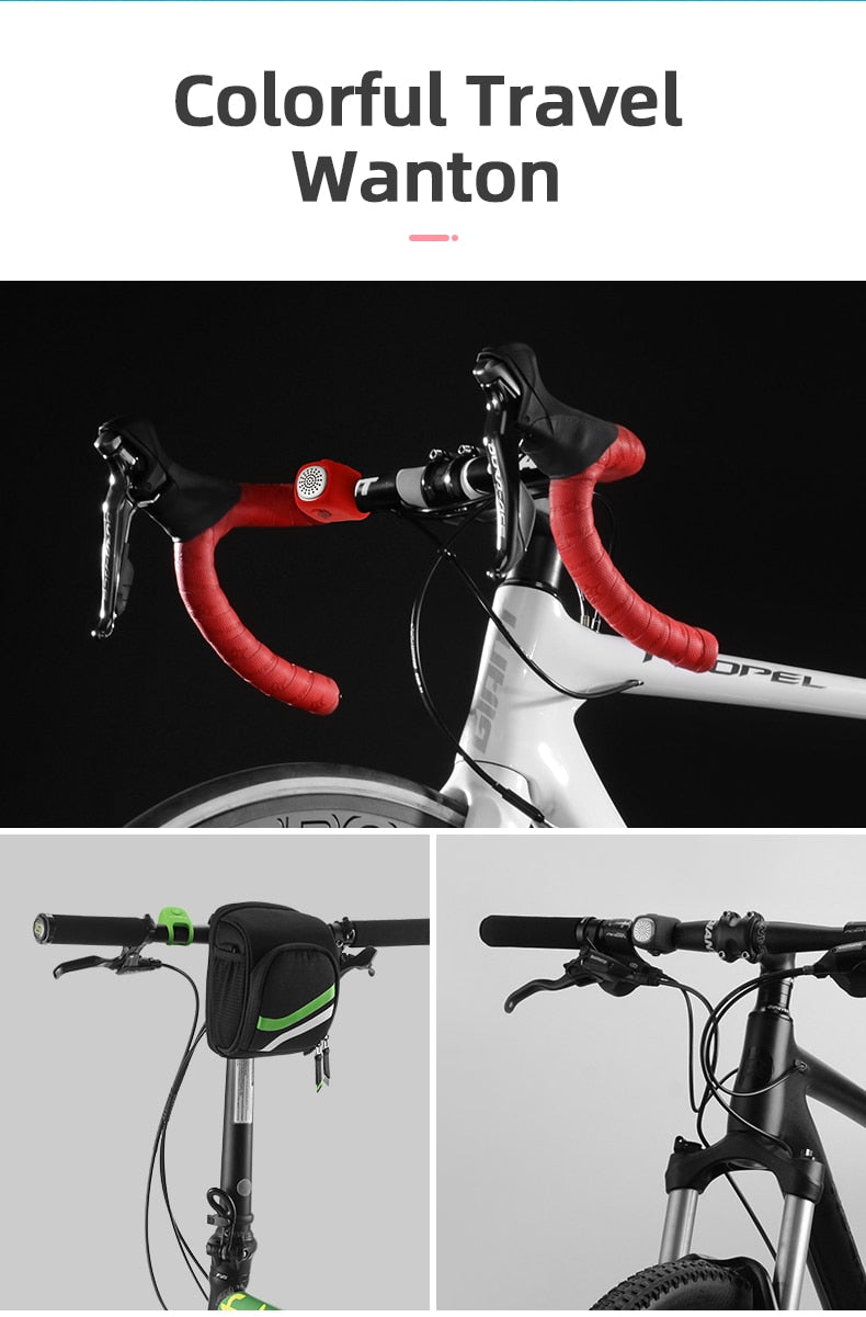 ROCKBROS Battery operated 110db Silicone/Waterproof Bike Horn.