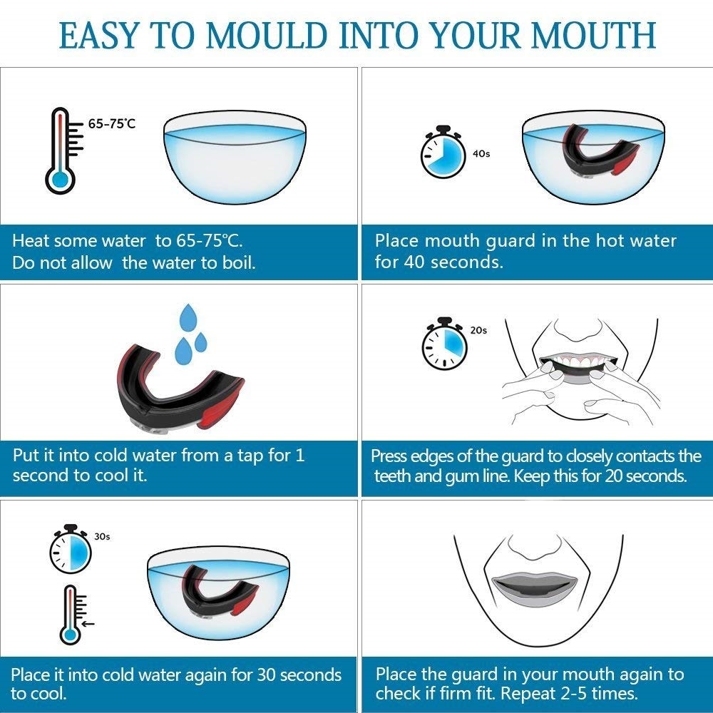 1pcs Mouth guard protection for sports.