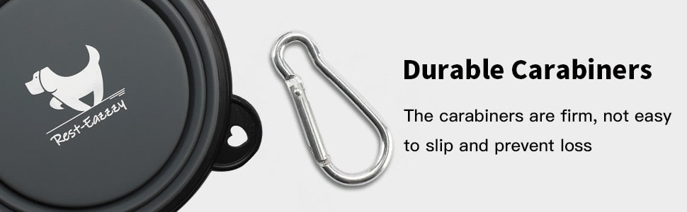 350ML/1000ML Collapsible Dog Bowls for Travel.