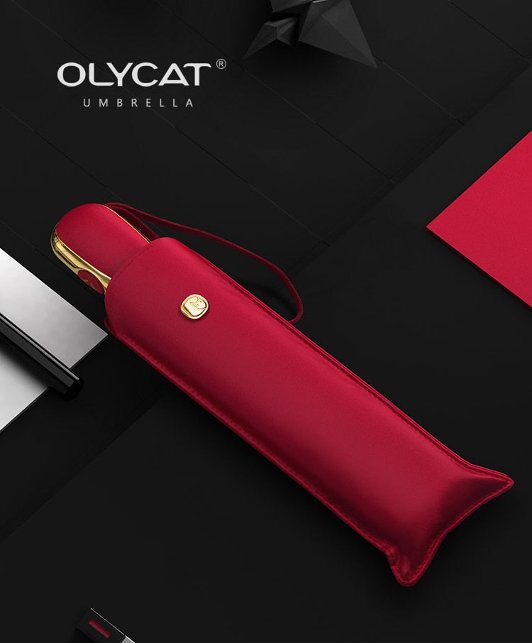 OLYCAT Flat Automatic Anti UV Portable Umbrella. For Men and Women, Easy Compact For Travel.