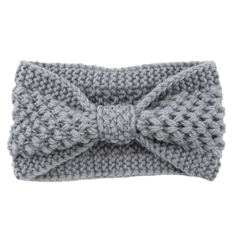 Women's Elastic Knitted Wool Headband.
