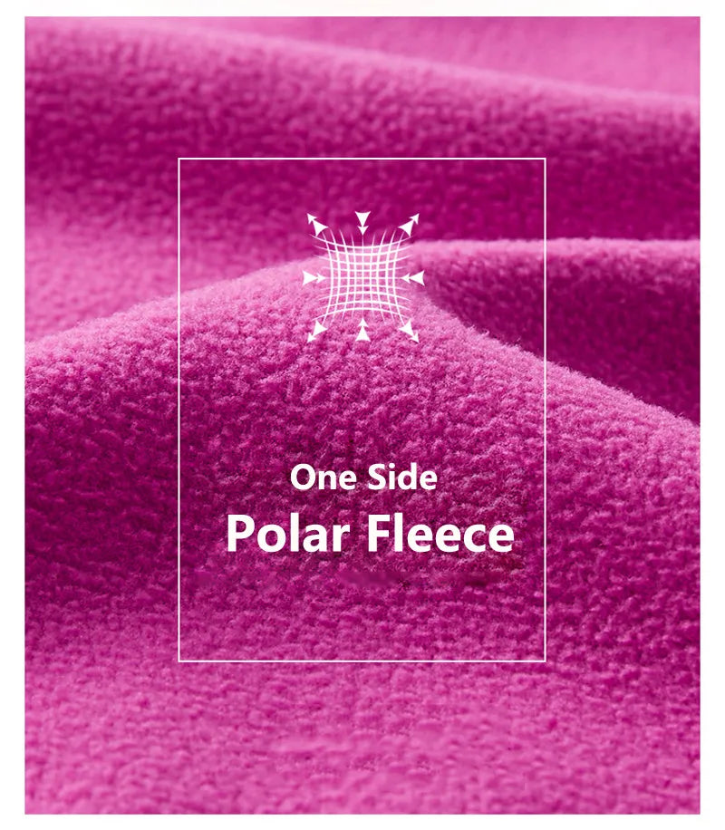 Women's Warm Reversible Polar Coats.