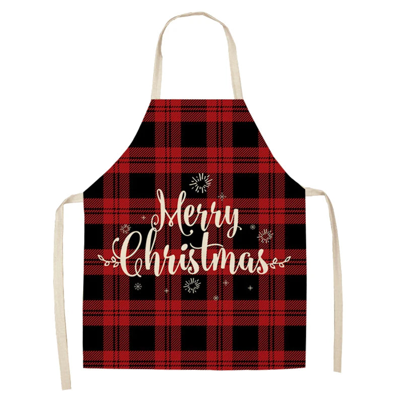 Christmas Linen Aprons