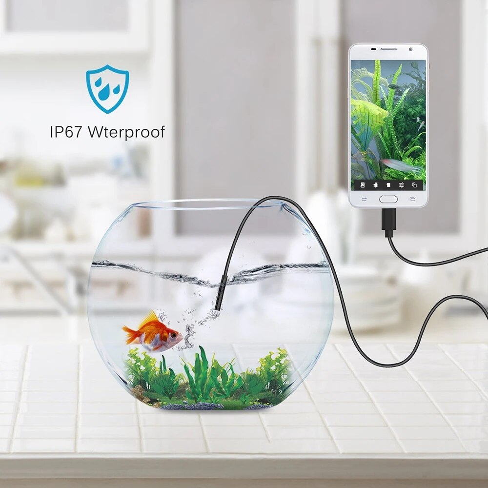 7.0/5.5 MM IP67 Waterproof Android Endoscope Camera With 6 LED Lights.