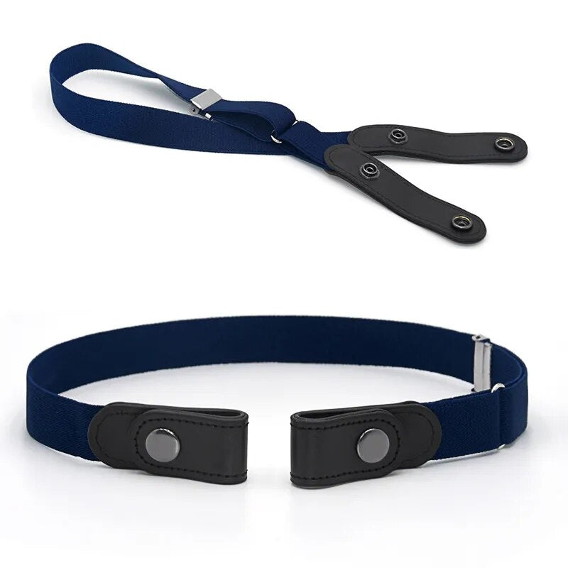 Unisex Buckle-Free Elastic Belt for Jeans Or Dress Pants.