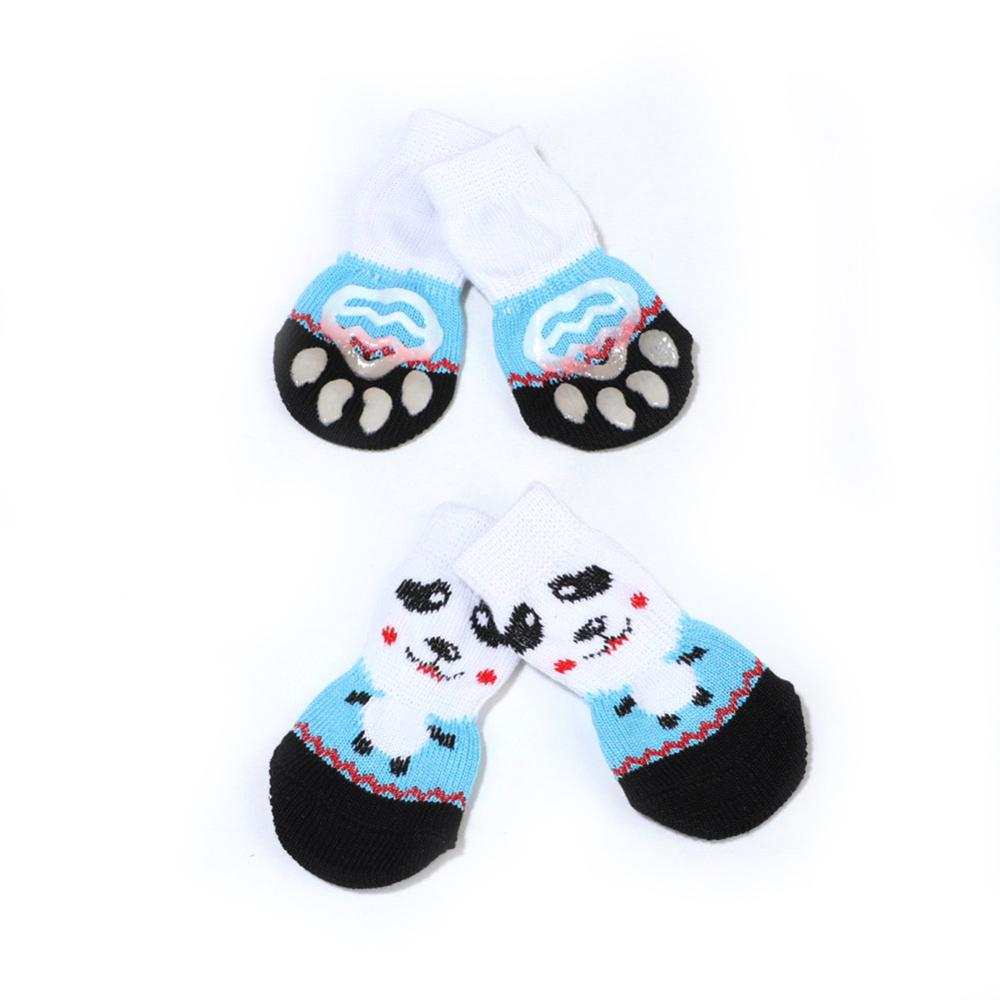 4pcs Anti Slip knitted Socks For Small to Medium Dogs.